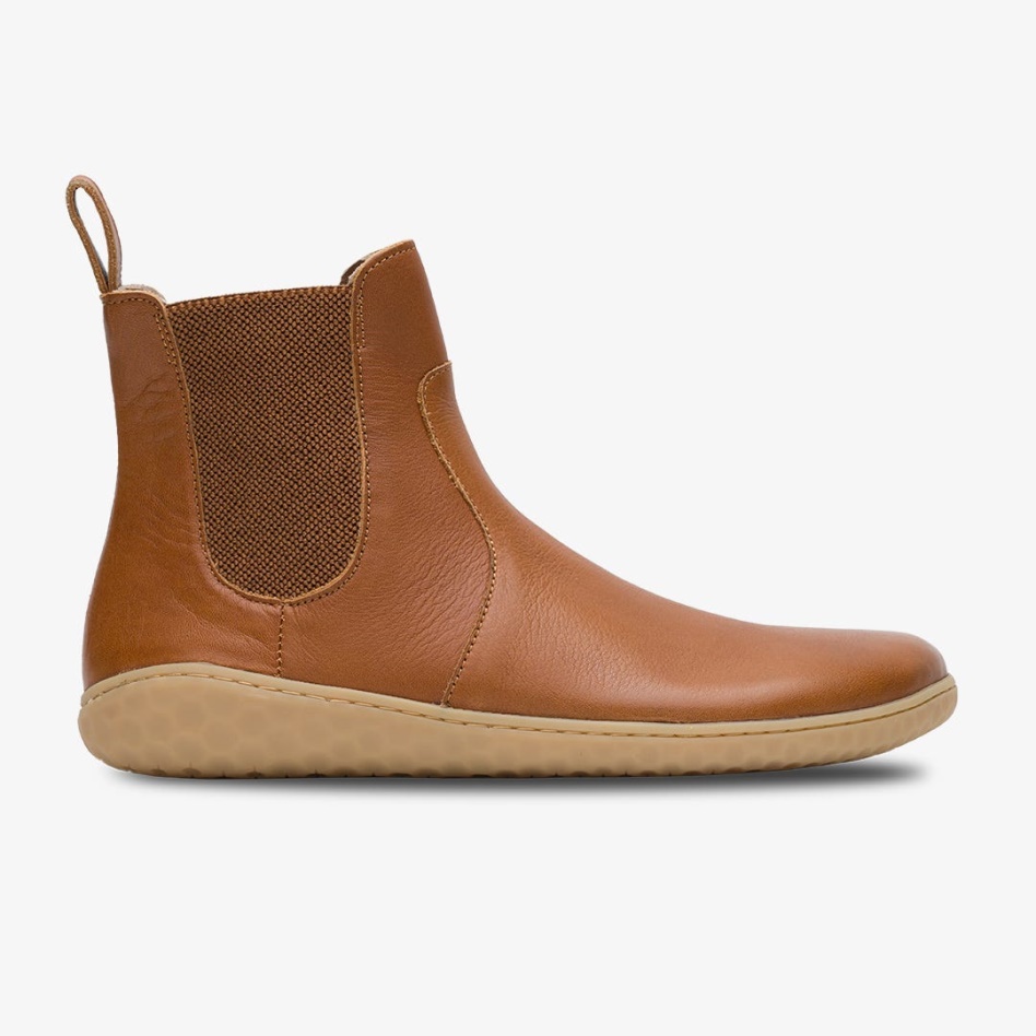 Geo Chelsea Womens Tan Vivobarefoot