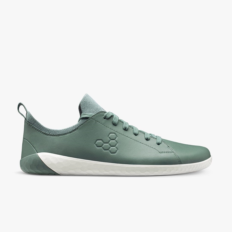 Vivobarefoot Sea Green Geo Court Knit Womens