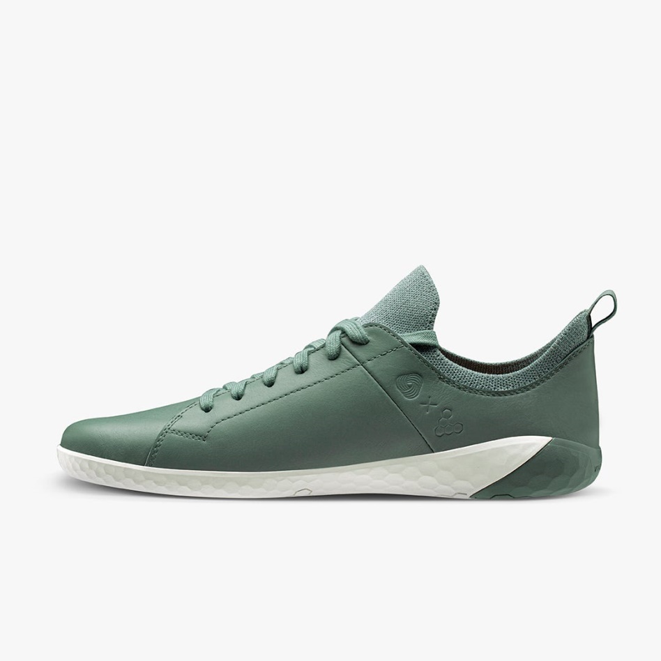 Vivobarefoot Sea Green Geo Court Knit Womens