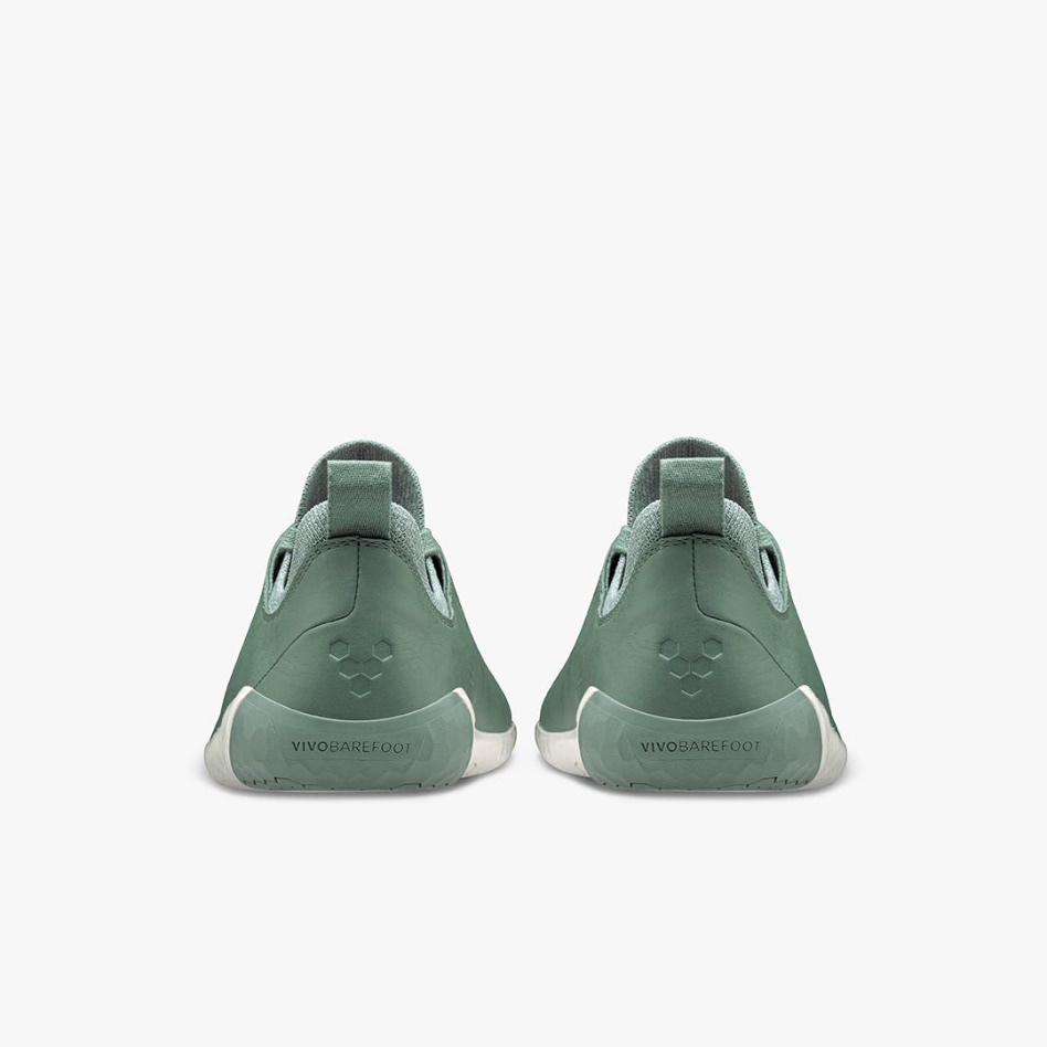 Vivobarefoot Sea Green Geo Court Knit Womens