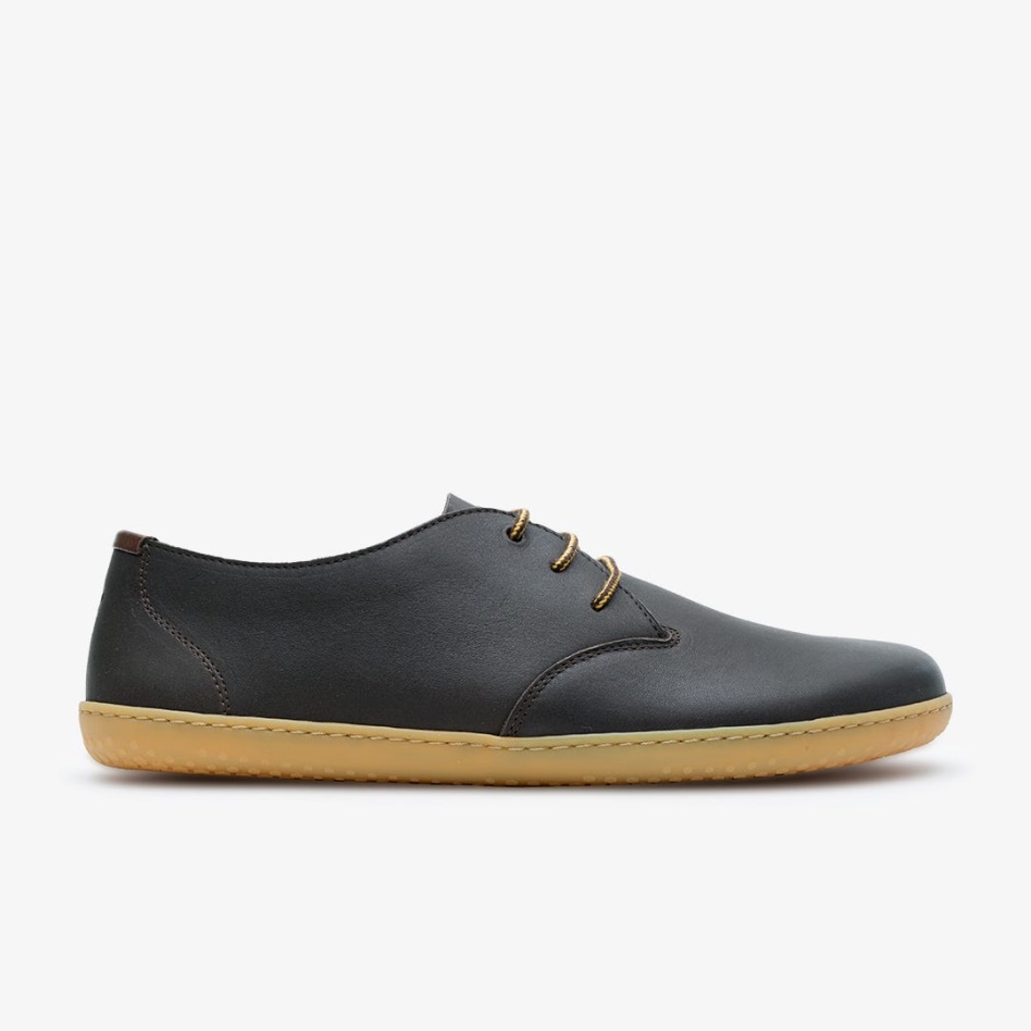 Brown Leather Vivobarefoot Ra III Mens